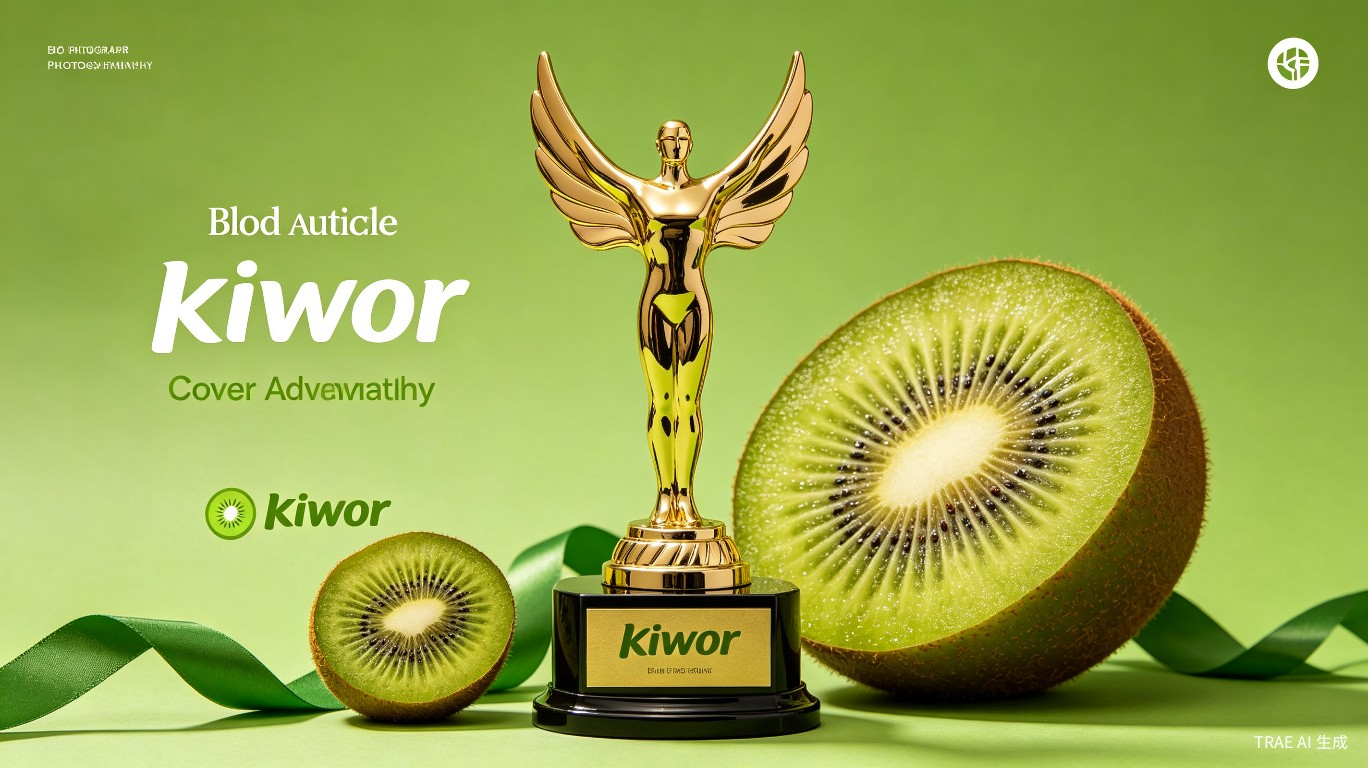 Zespri kiwifruit brand receiving supreme business award at New Zealand China Business Awards ceremony